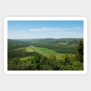 Landscape Near Motovun Sticker